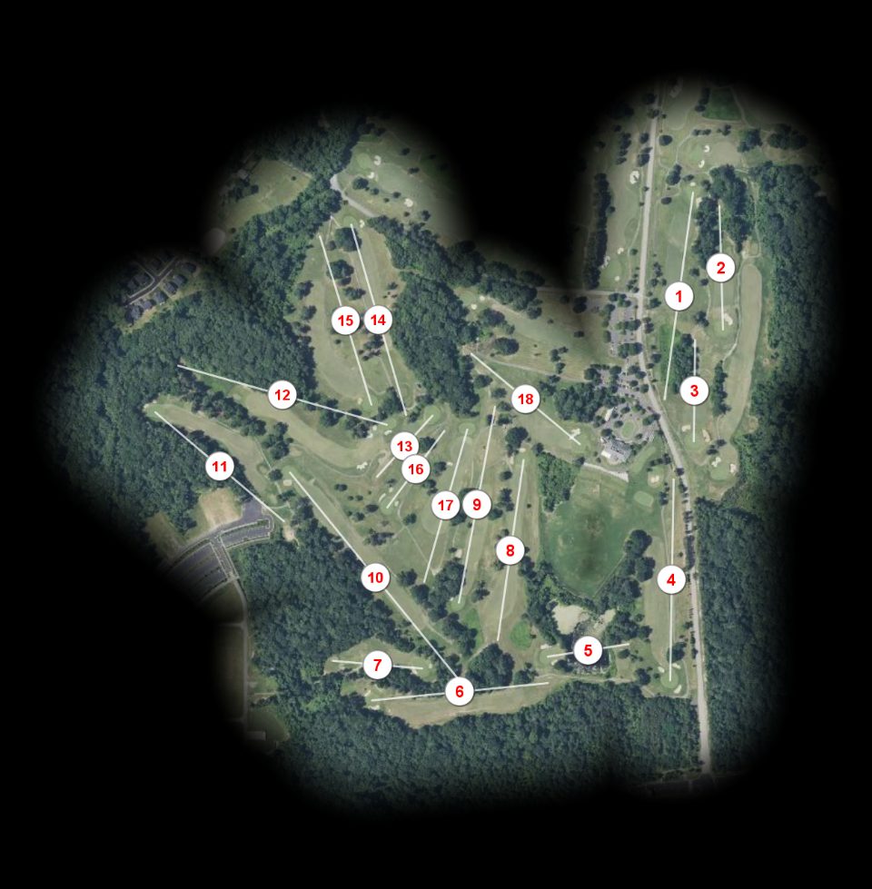 Fort Belvoir Golf Club Gunston course overview