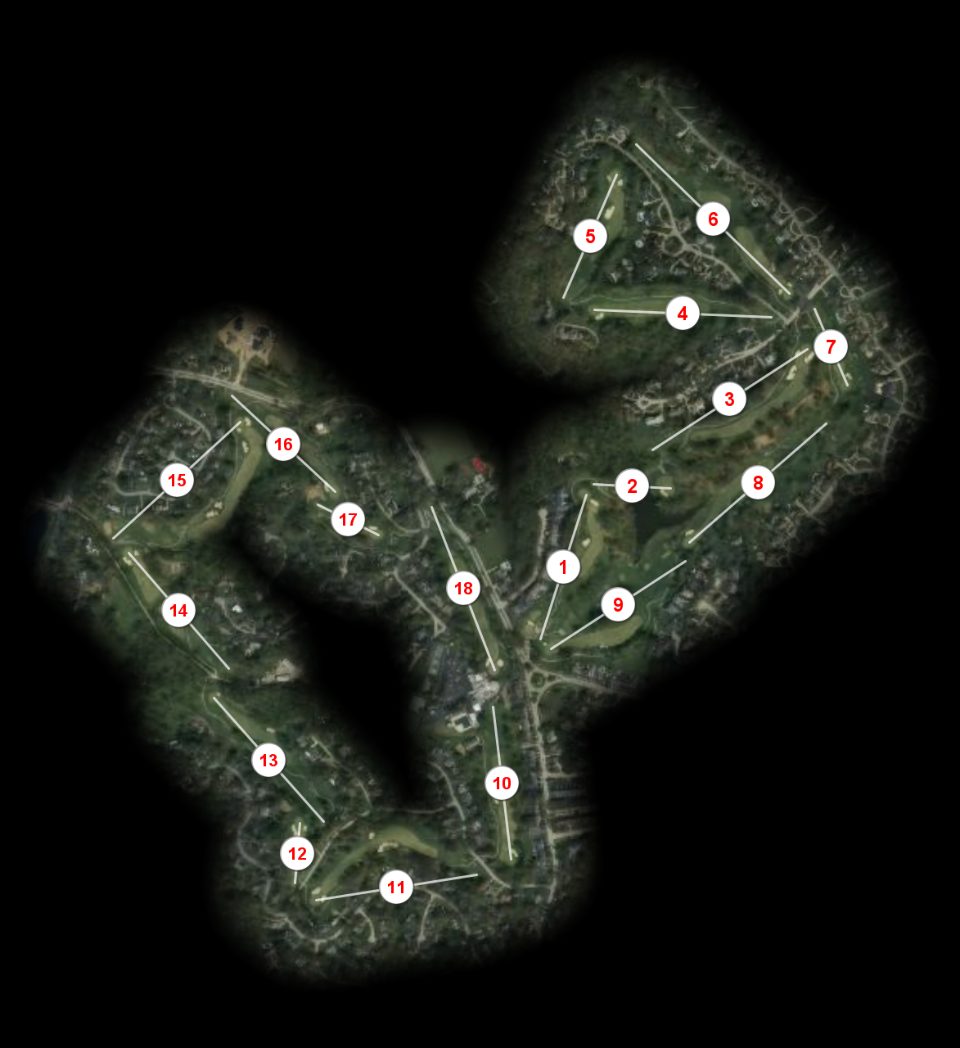 Hunting Creek Country Club course overview