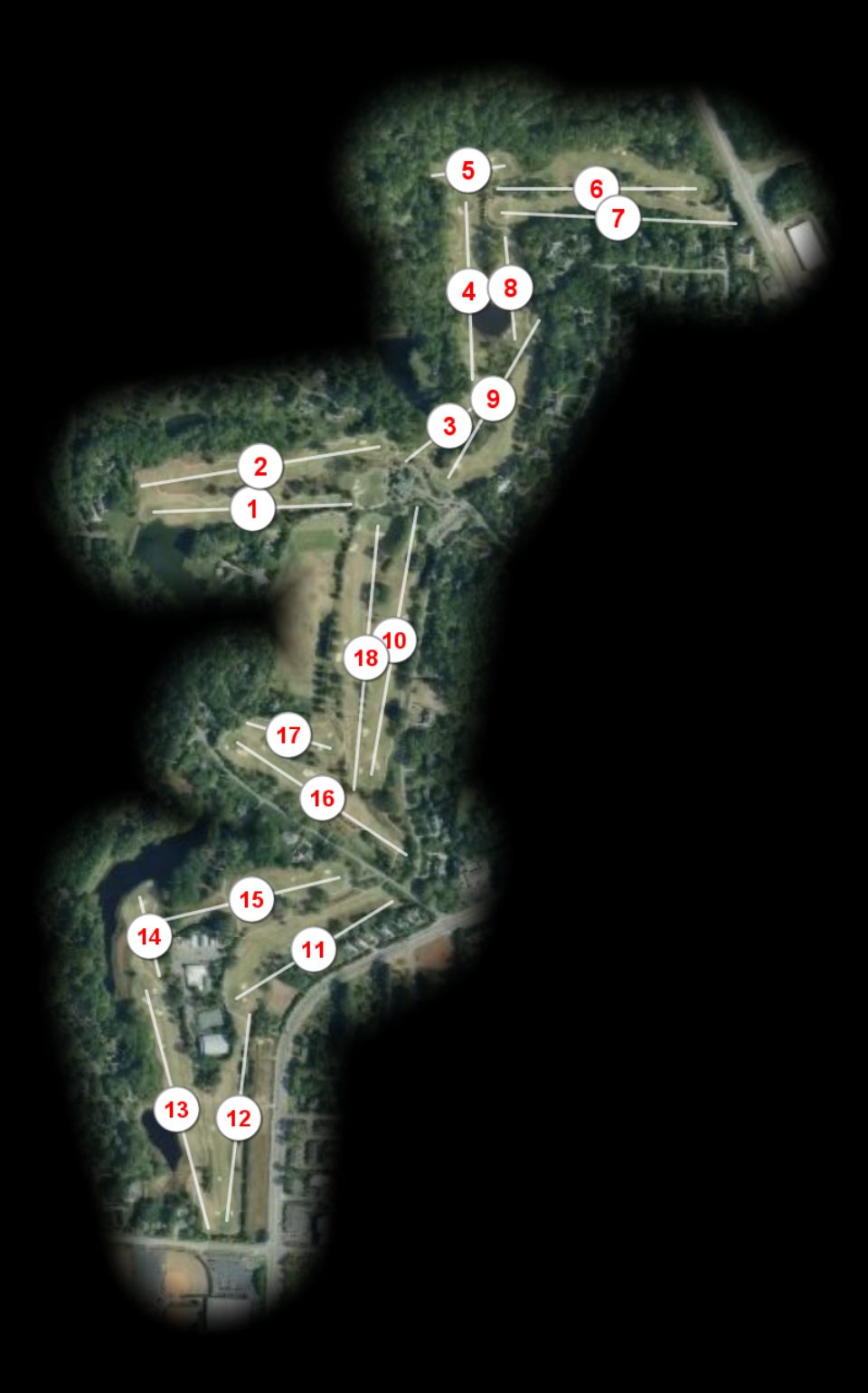 Greensboro Country Club Farms course overview
