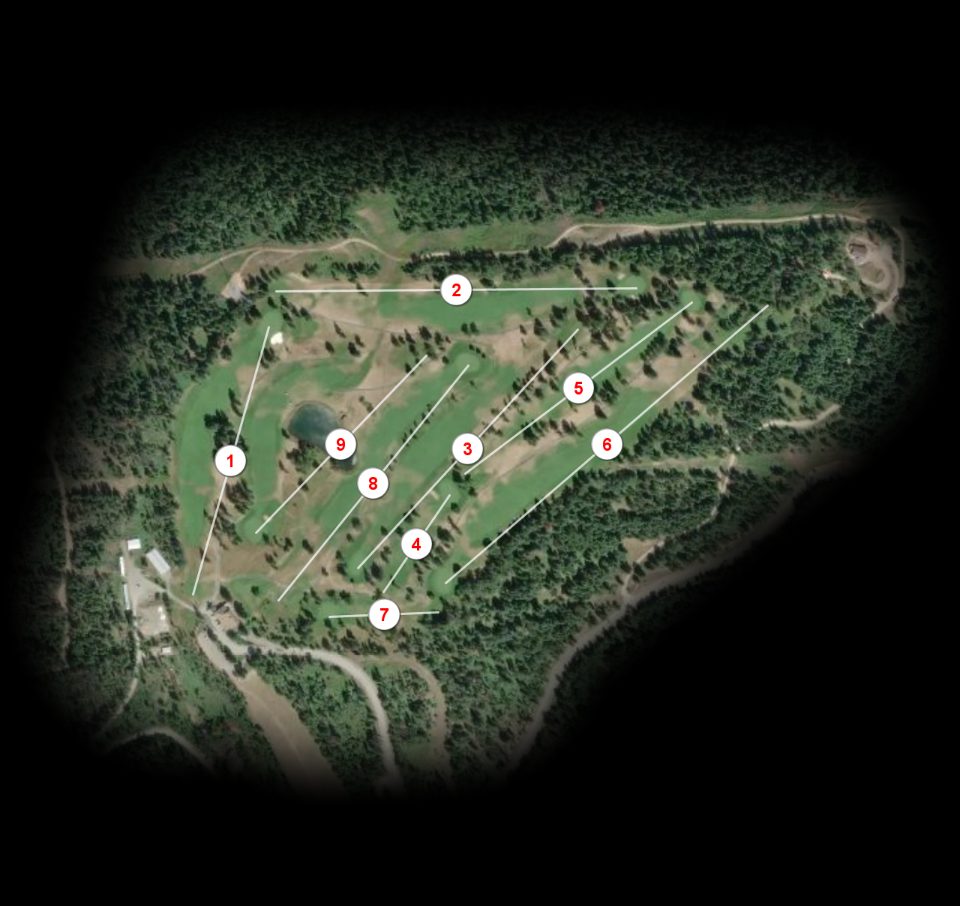 Shoshone Golf & Tennis Club course overview