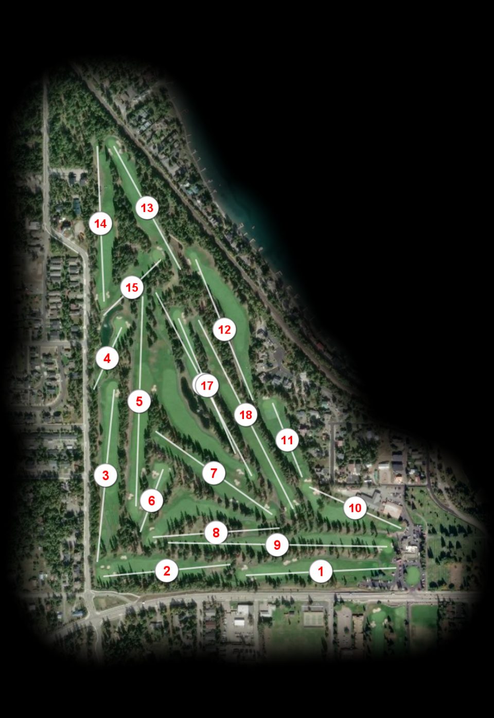 Whitefish Golf Club North course overview