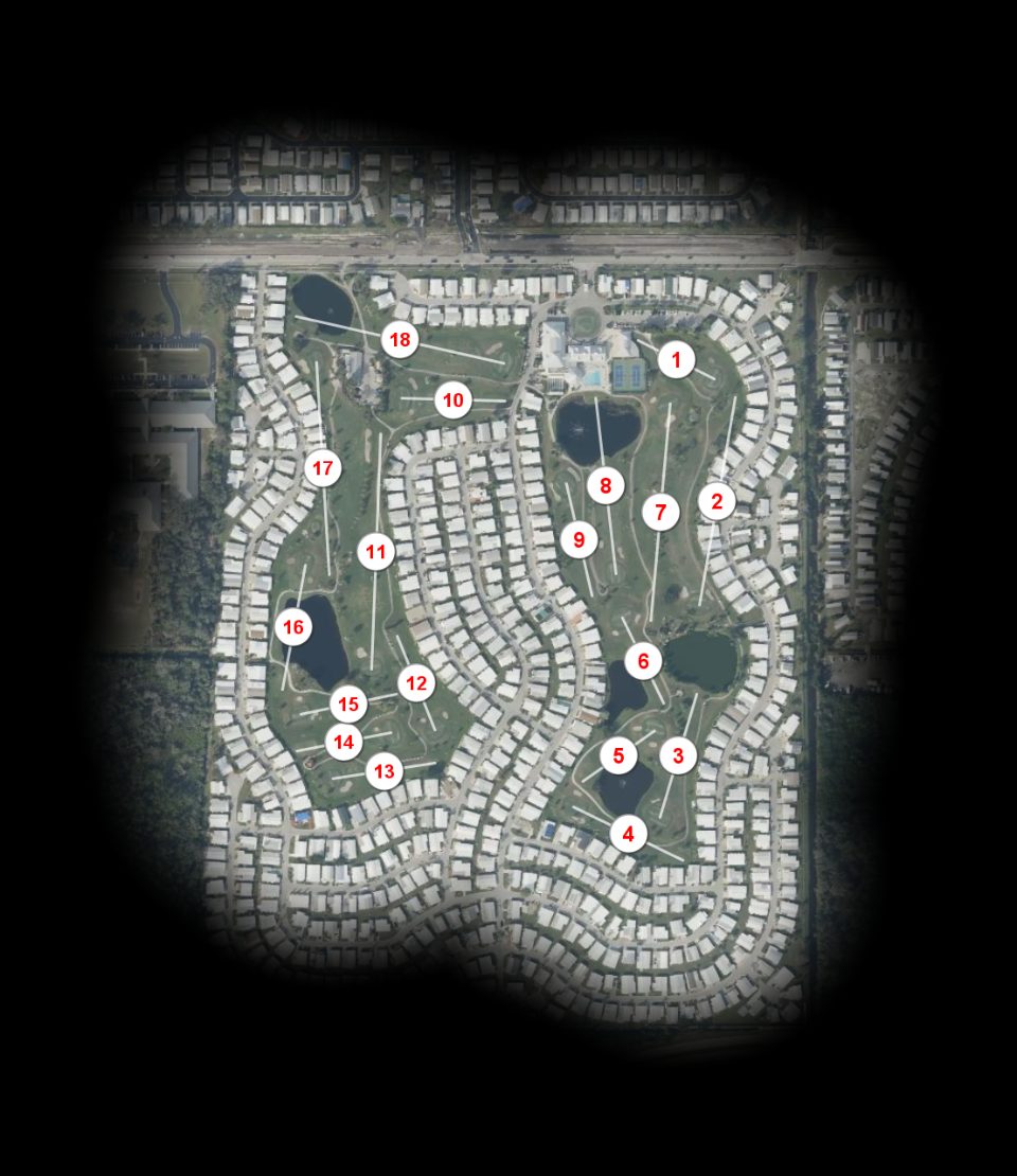 Six Lakes Country Club course overview