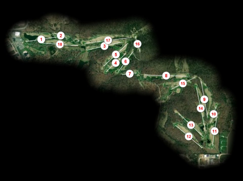 Bear Creek Valley Golf Club course overview