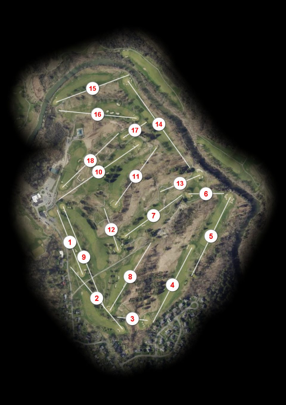 Normanside Country Club course overview