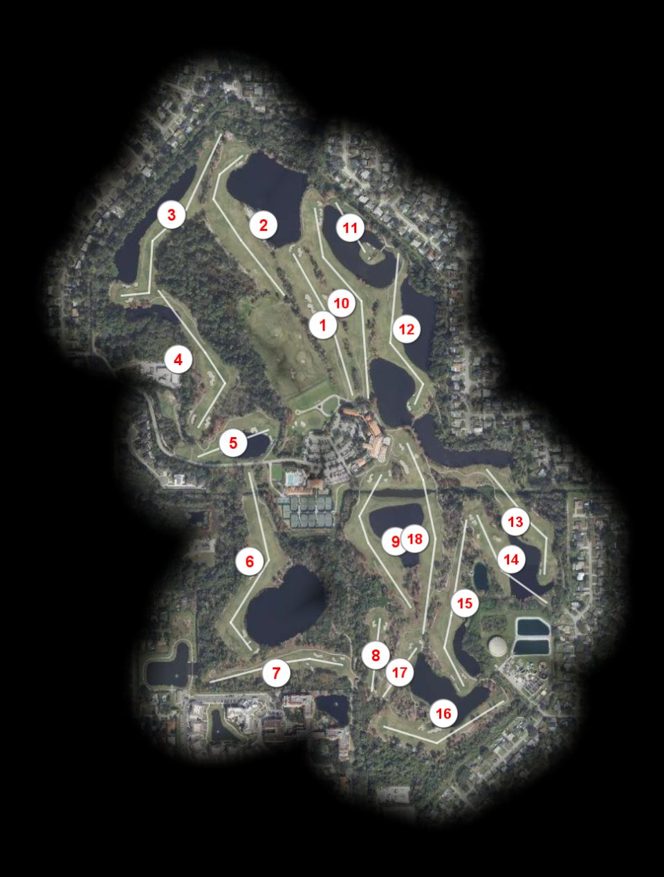 Interlachen Country Club course overview