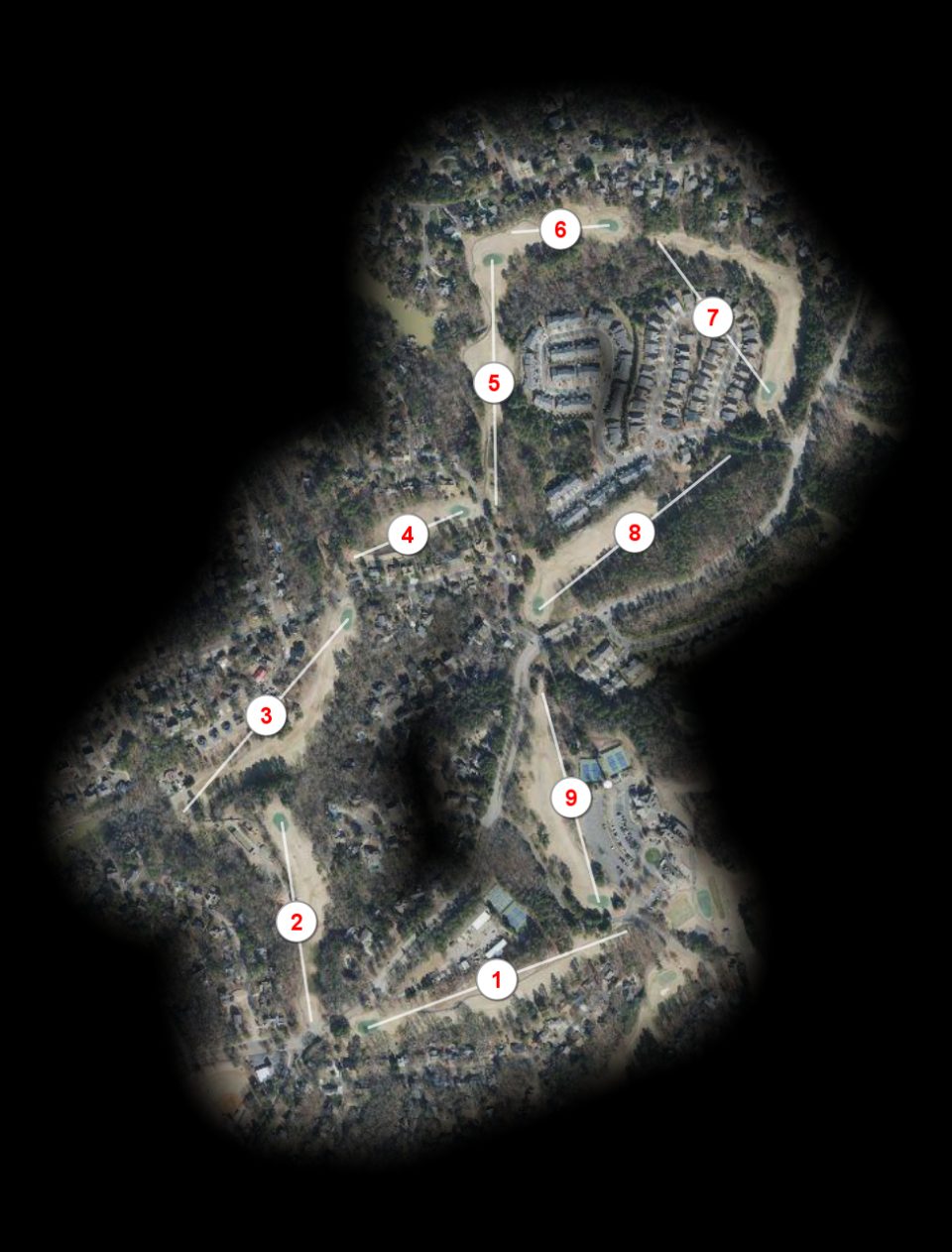 Carolina Pines nine at Tega Cay Golf Club