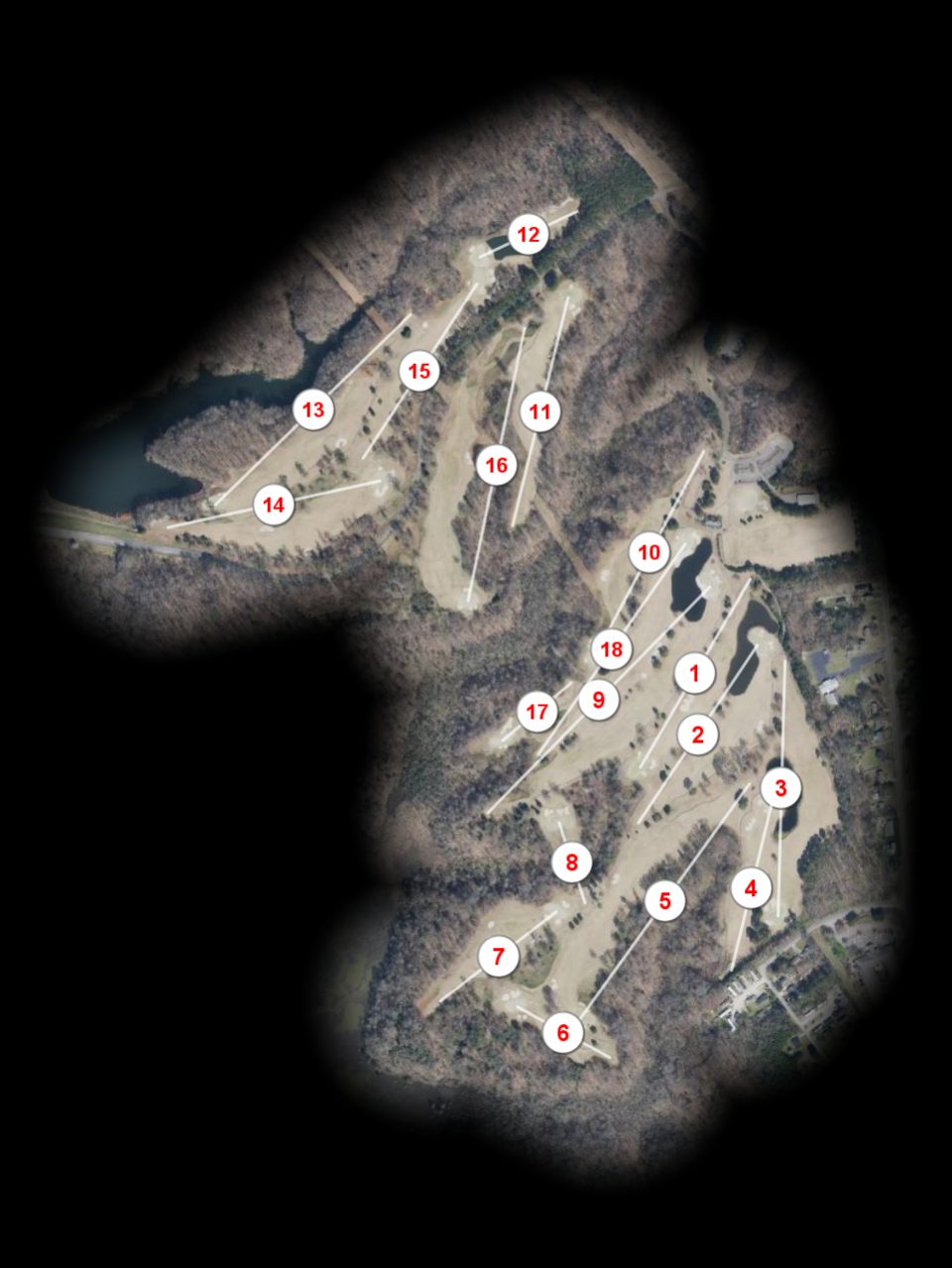 Kingsmill Country Club Woods course overview