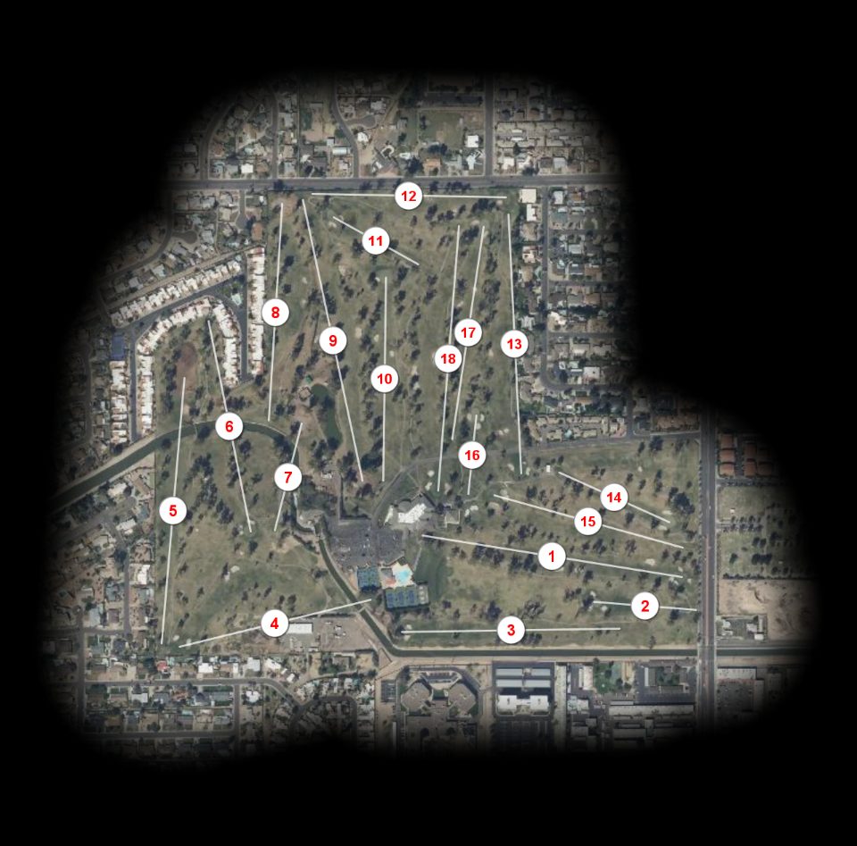 Mesa Country Club course overview