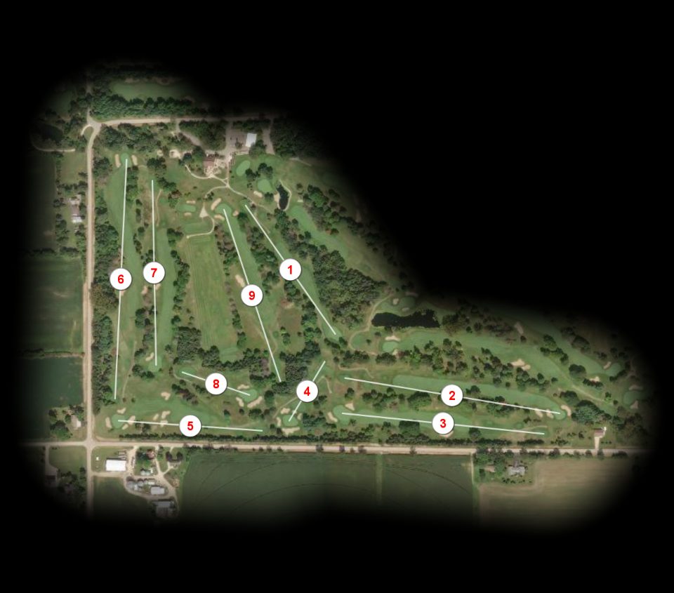 Red nine at Mascoutin Golf Club