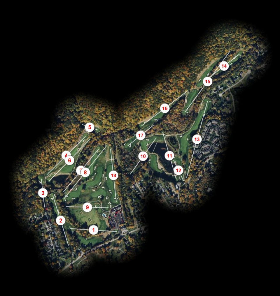 Hollow Brook Golf Club course overview