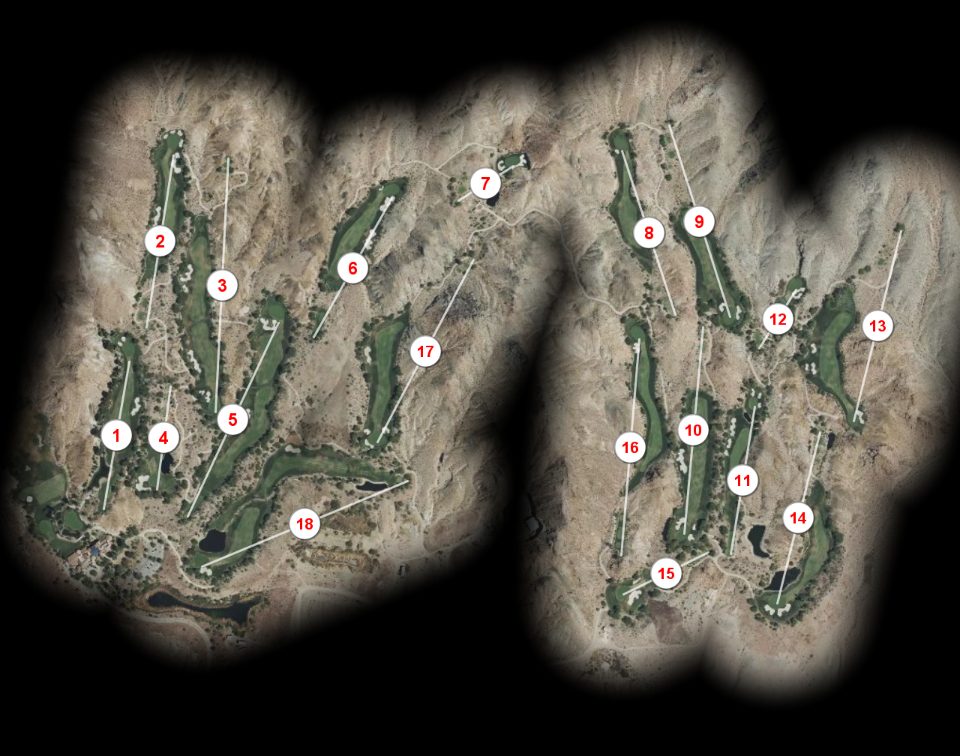 Cascata Golf Club course overview