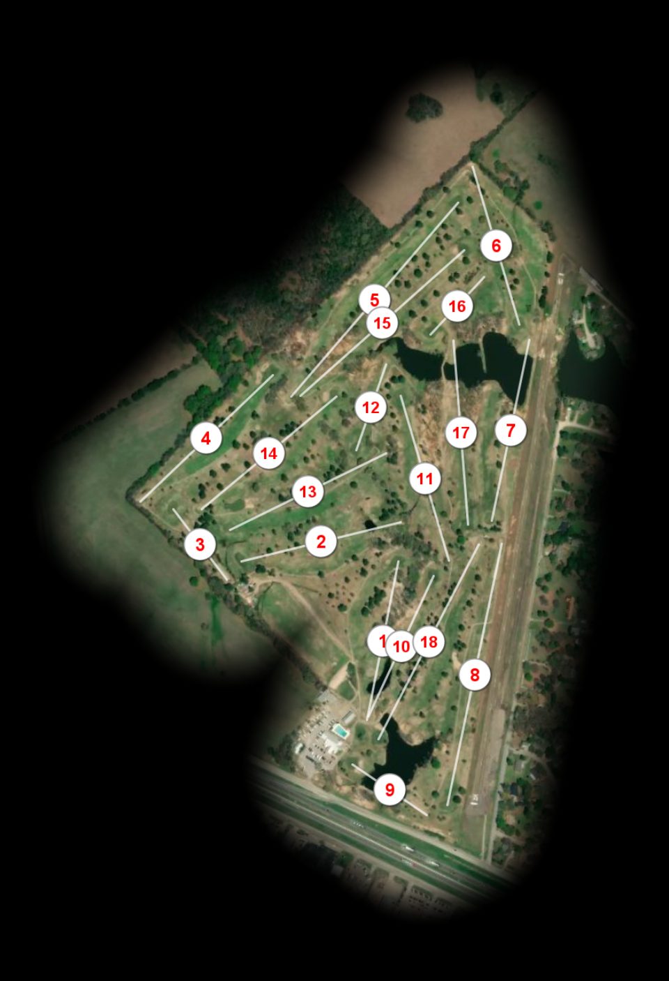 Van Zandt Country Club course overview