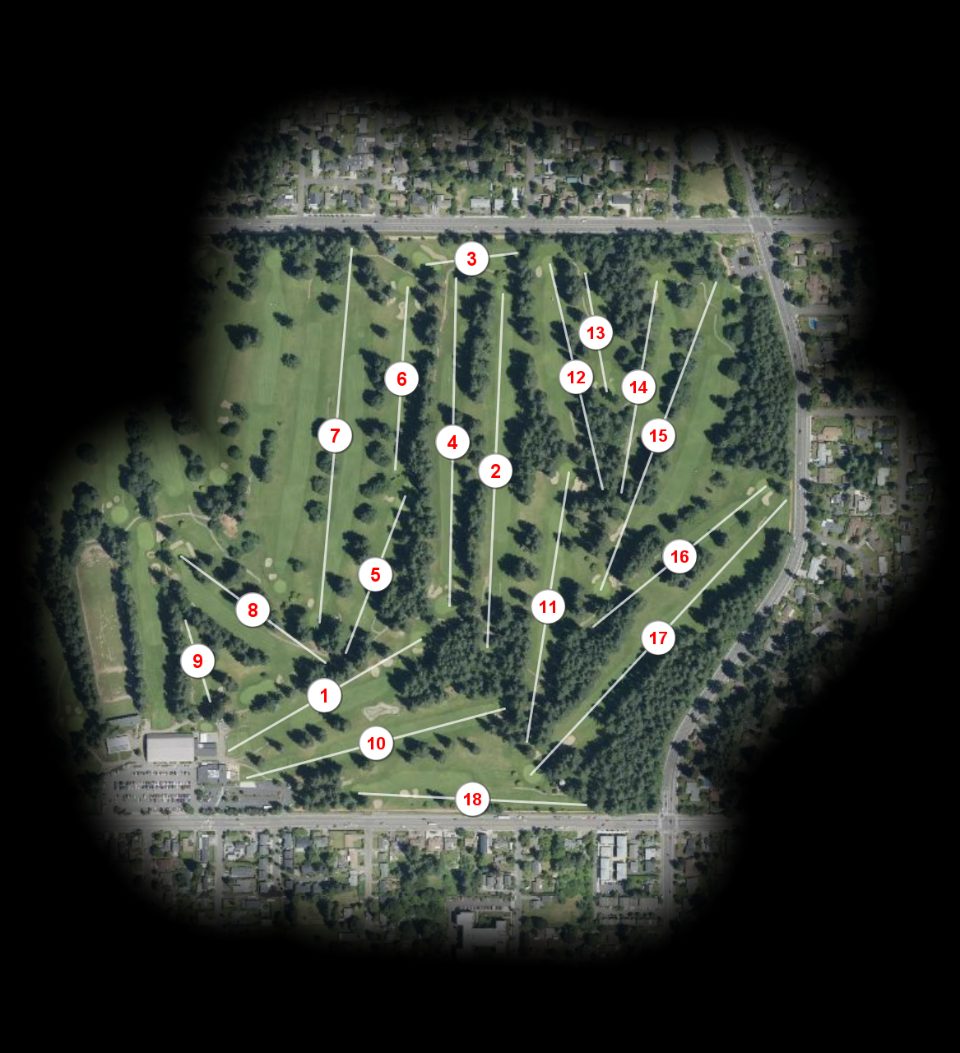 Glendoveer Golf Club East course overview