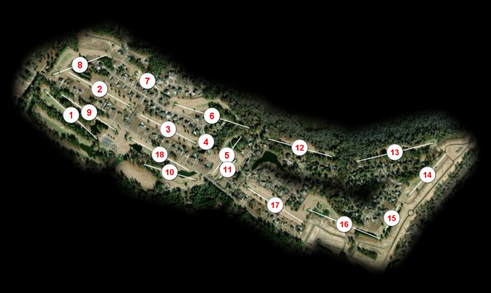 The Traces Golf Club Meadows-Creekside course overview