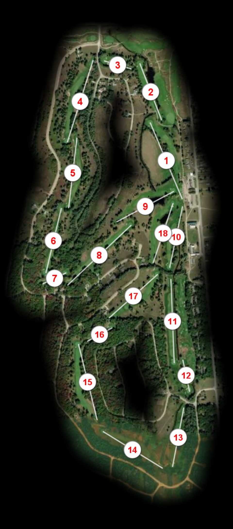 Lakewood Shores Golf Club Serradella course overview