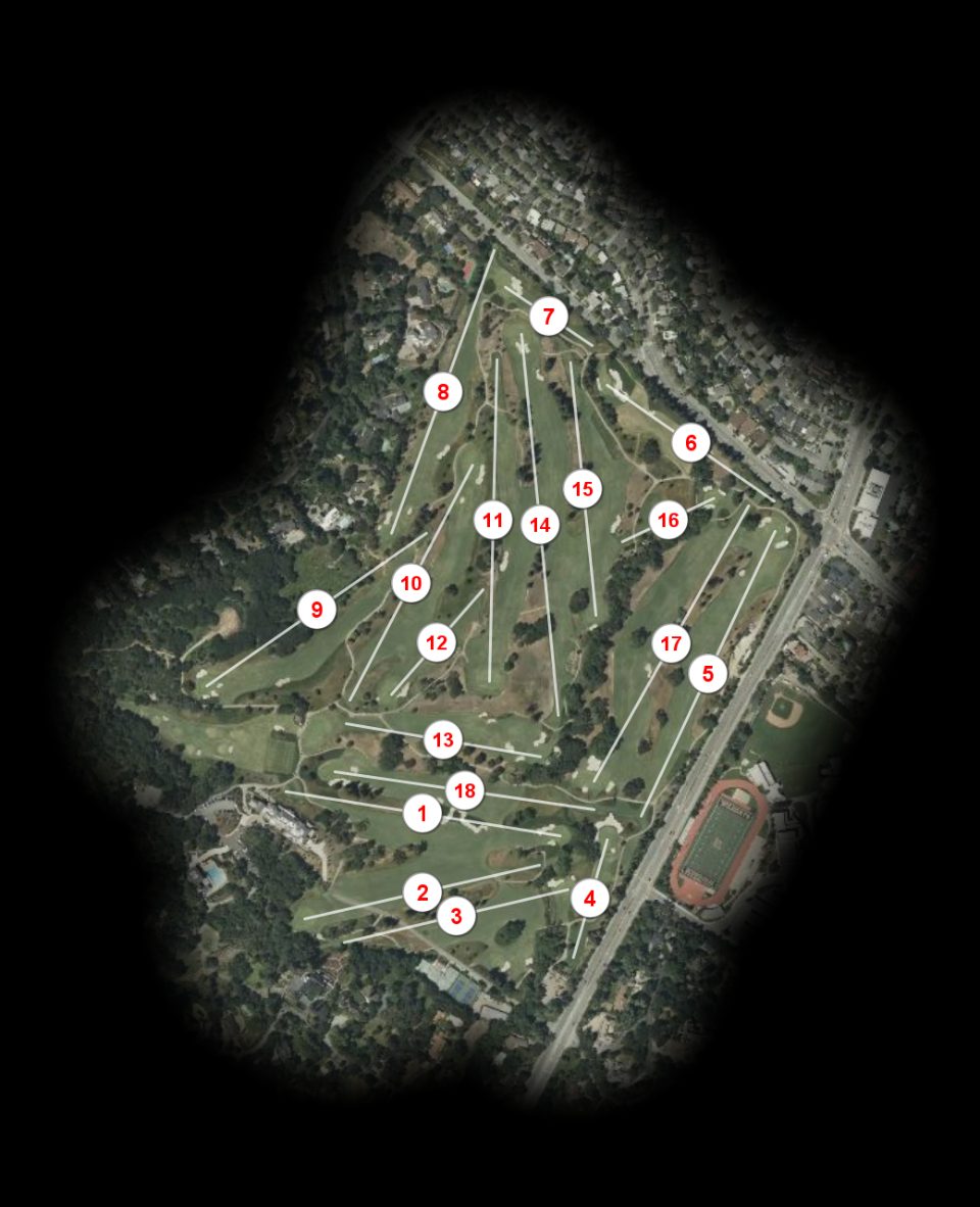 Menlo Country Club course overview