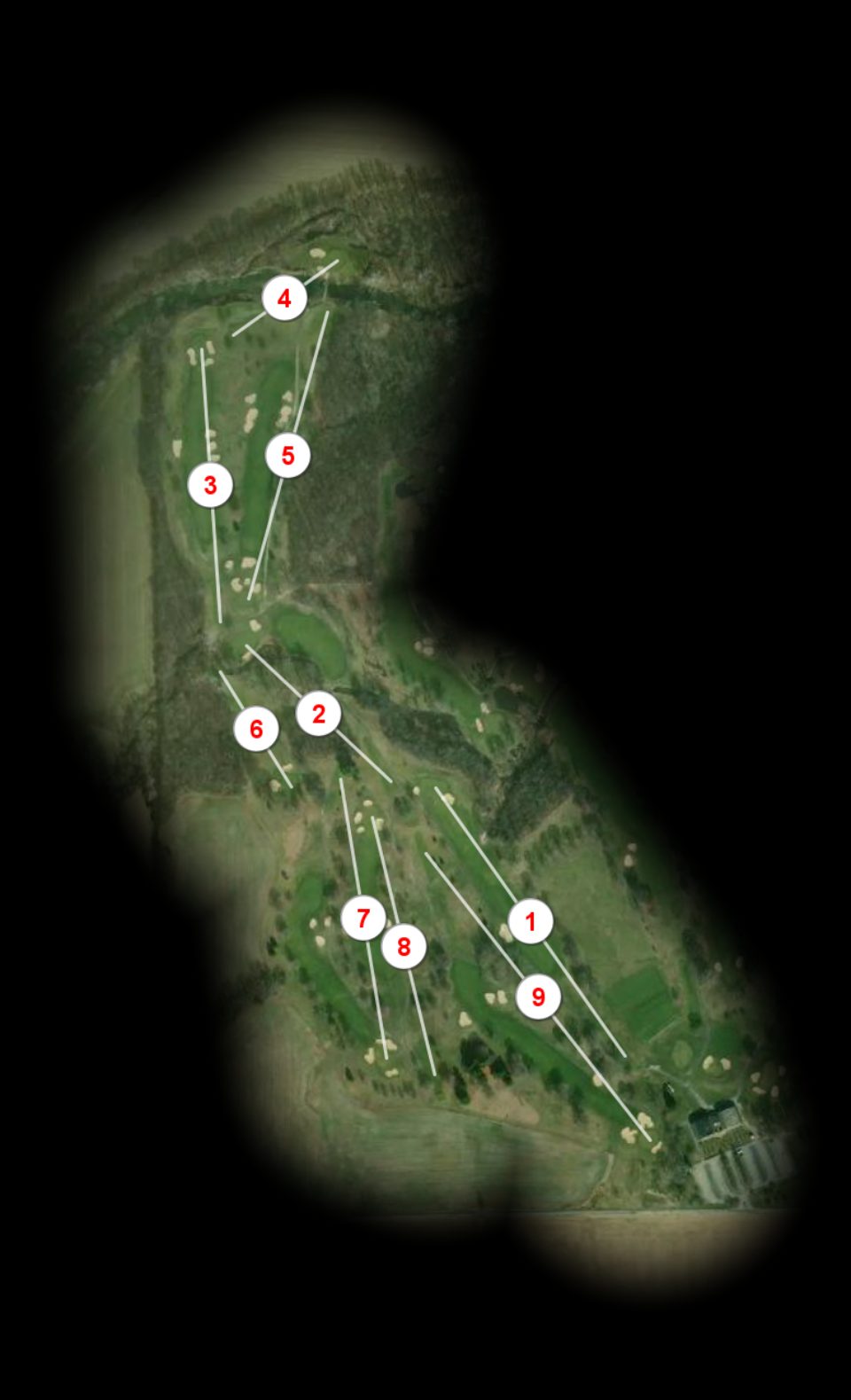 West nine at Otter Creek Golf Club