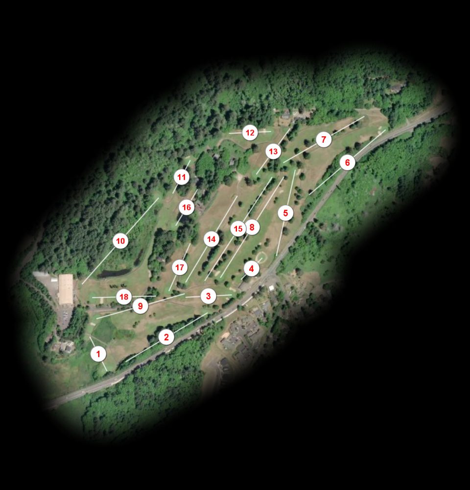 Chinook Winds Golf Resort Lakeside course overview