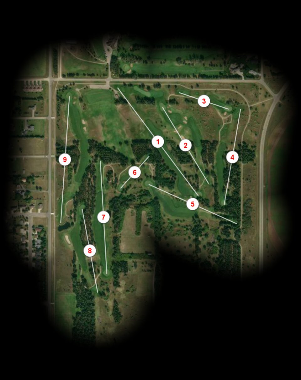 Pine nine at Perham Lakeside Golf Course