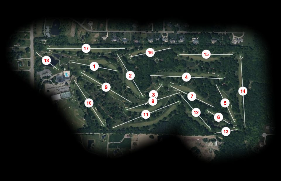 Squaw Creek Country Club course overview