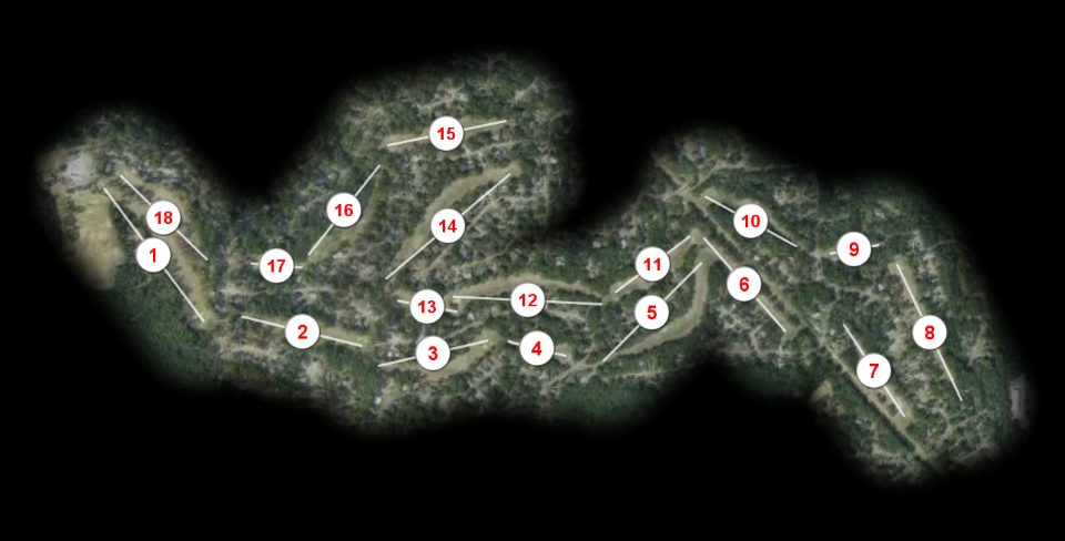 Lake Forest Yacht and Country Club course overview