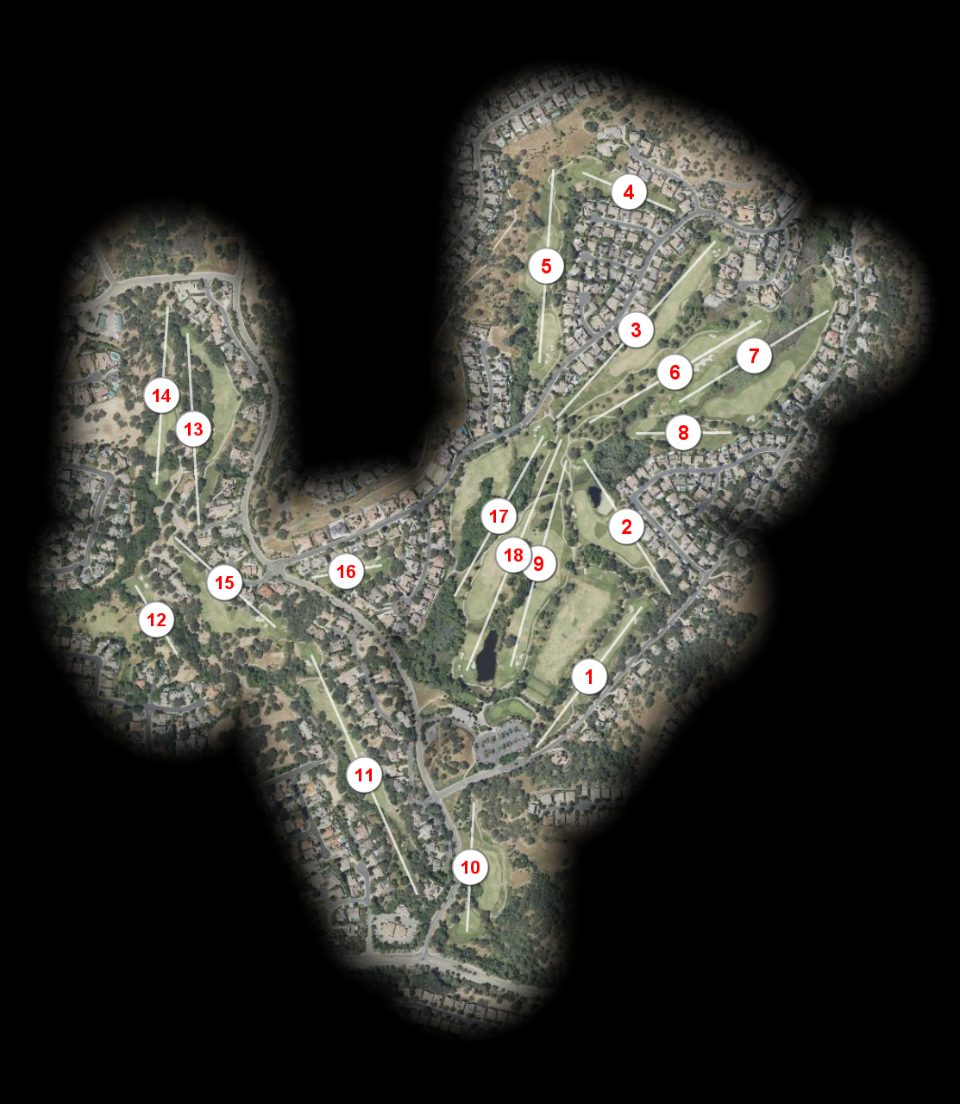 Whitney Oaks Golf Club course overview