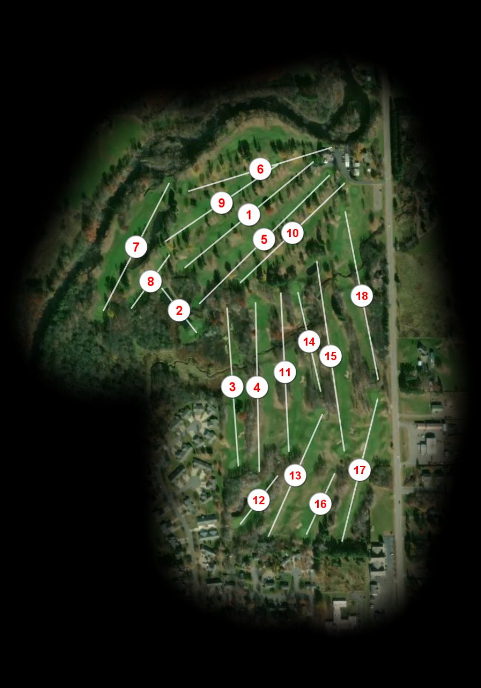 Stones Throw Golf Course course overview