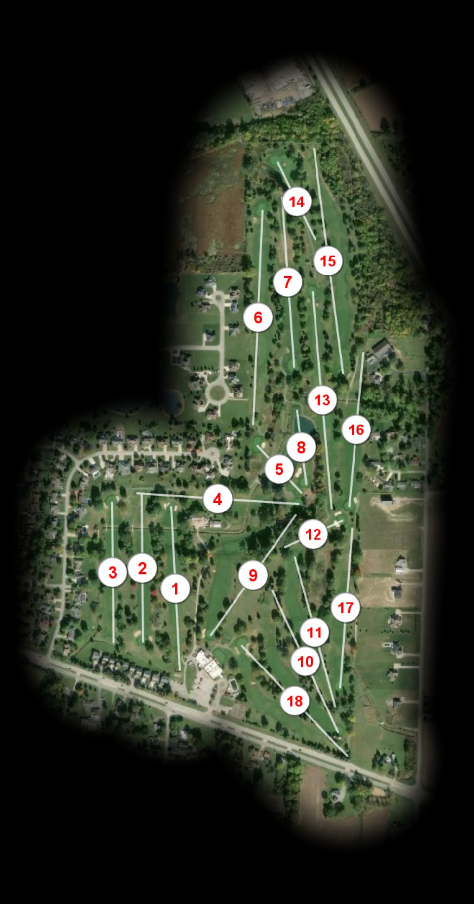 Fremont Country Club course overview