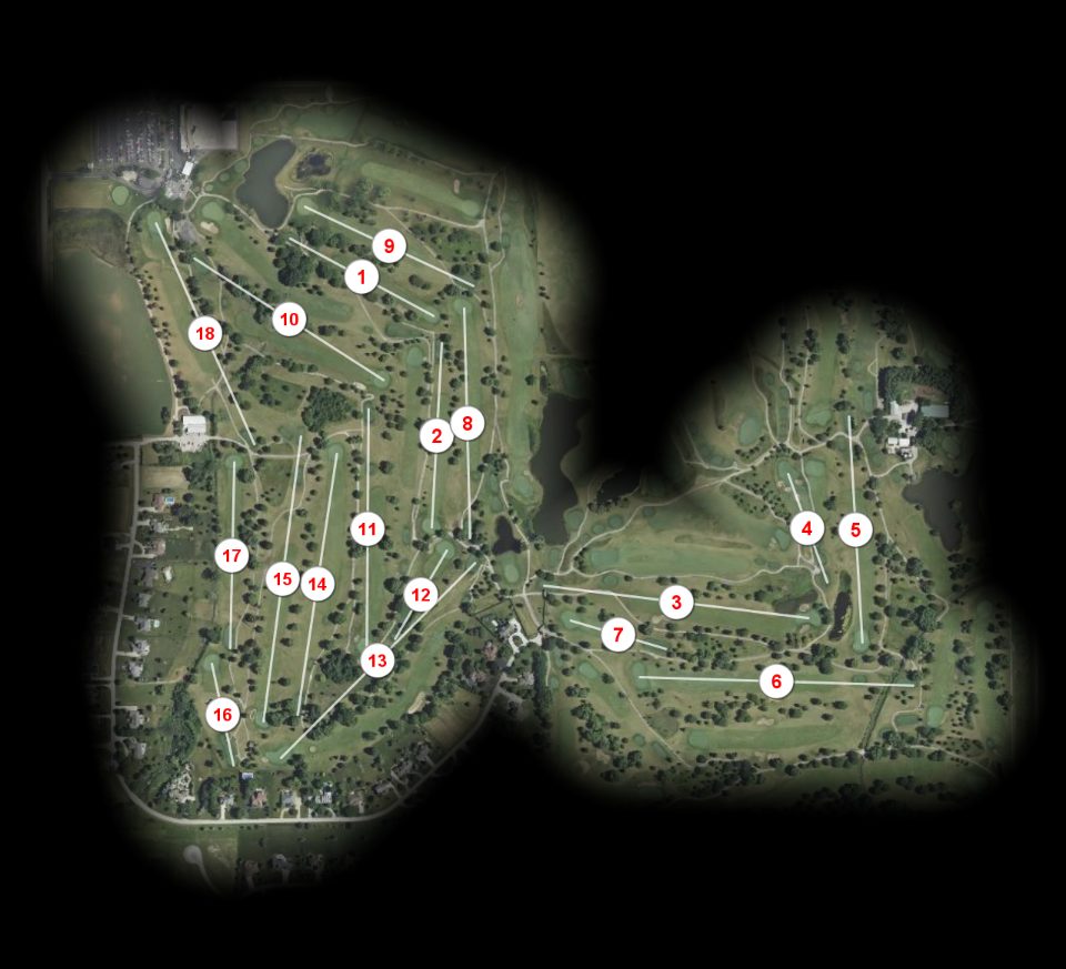 Green Garden Country Club Blue course overview