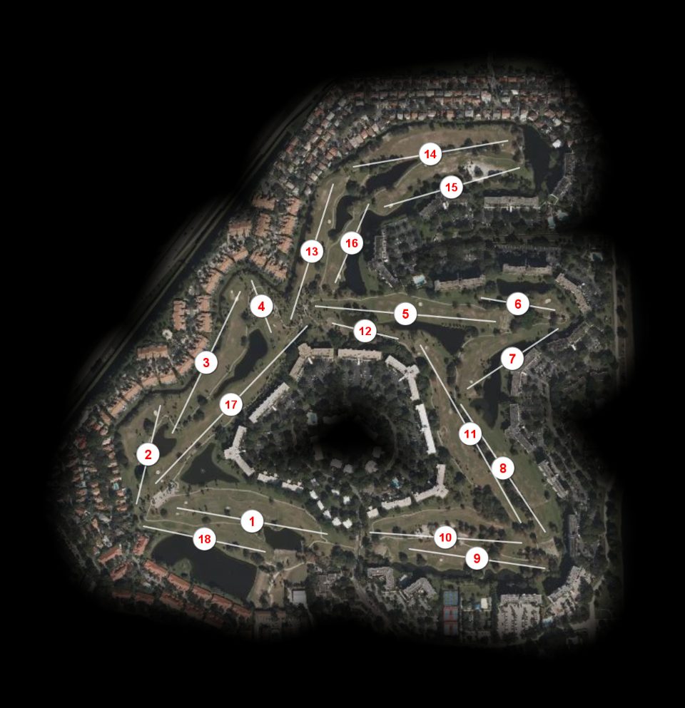 Palm Aire Country Club Oaks course overview