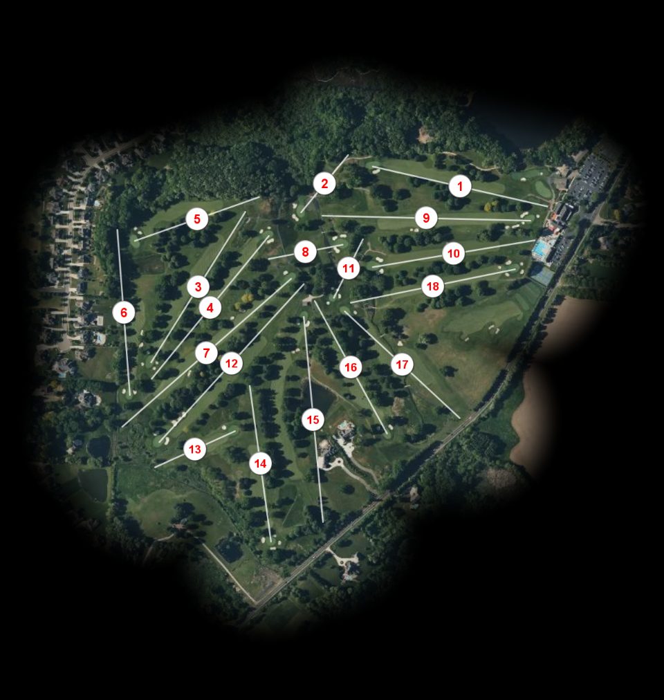 Shady Hollow Country Club course overview