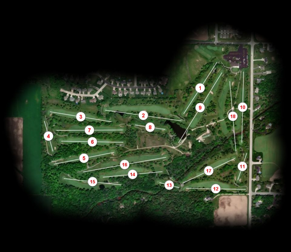 NorthBrook Country Club course overview