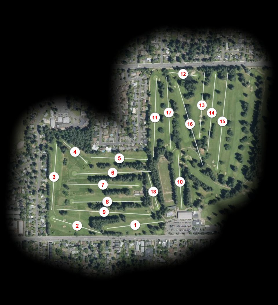 Glendoveer Golf Club West course overview