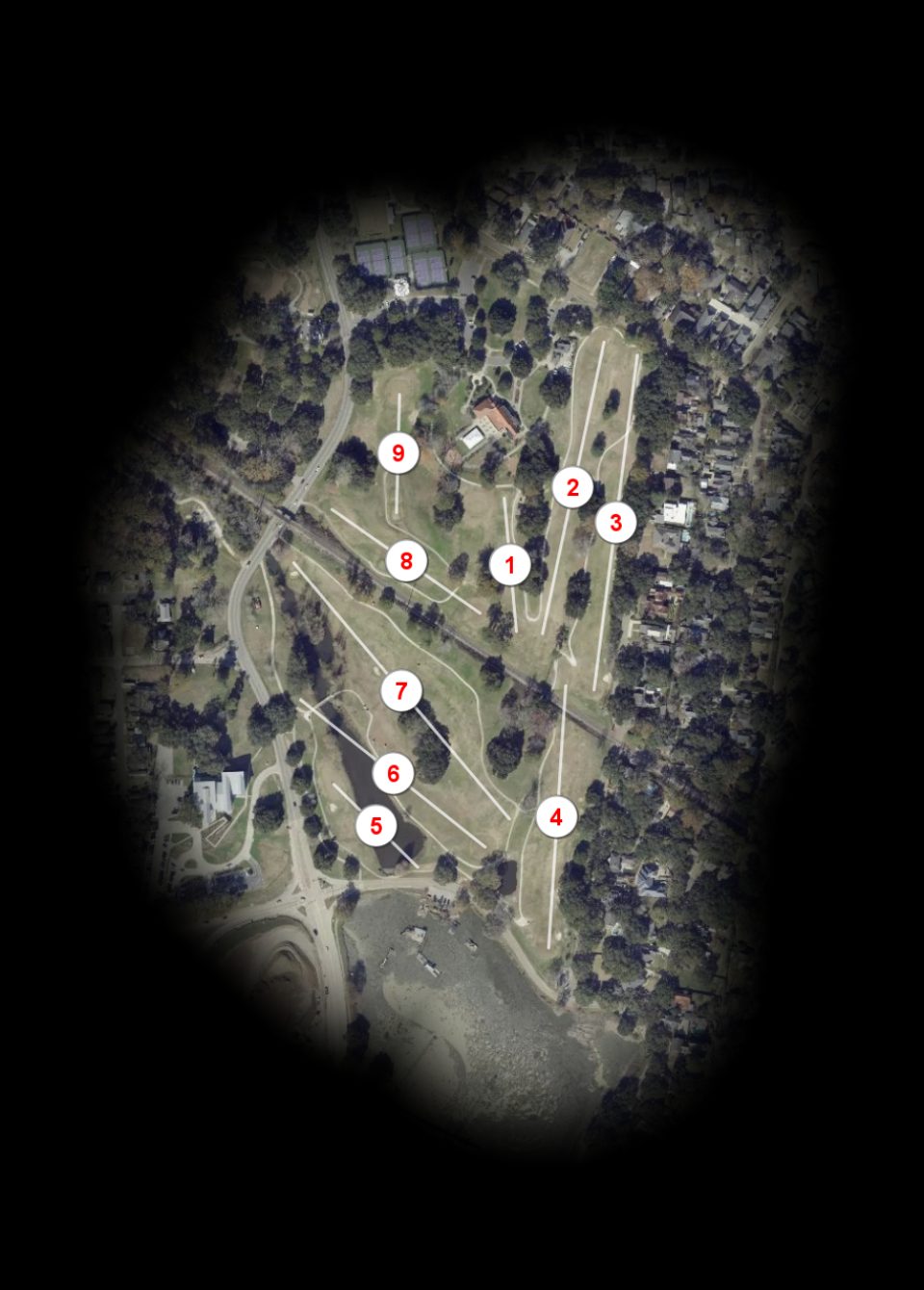 BREC City Park Golf Course course overview