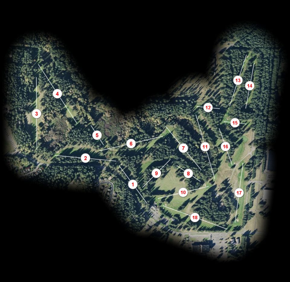 Whispering Firs Golf Club course overview