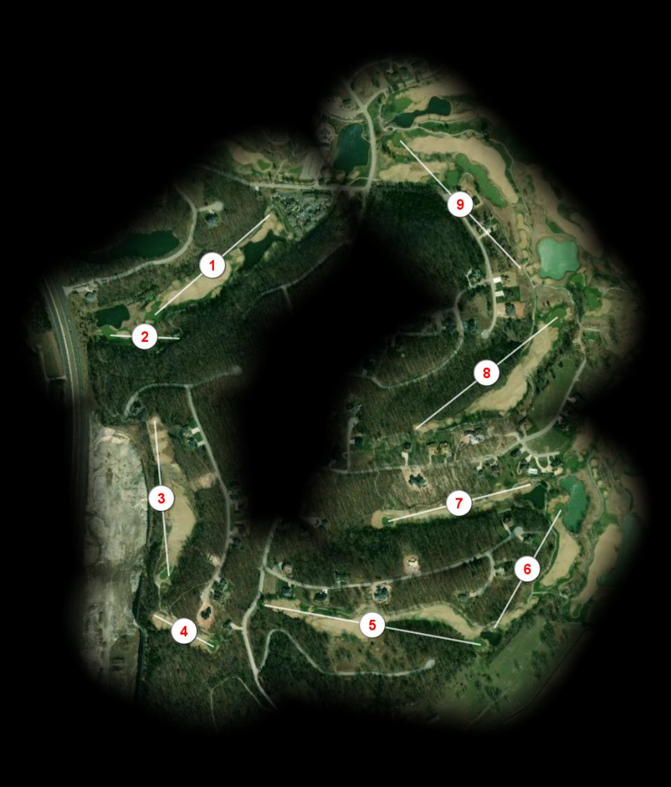 Mountain nine at Osage National Golf Course