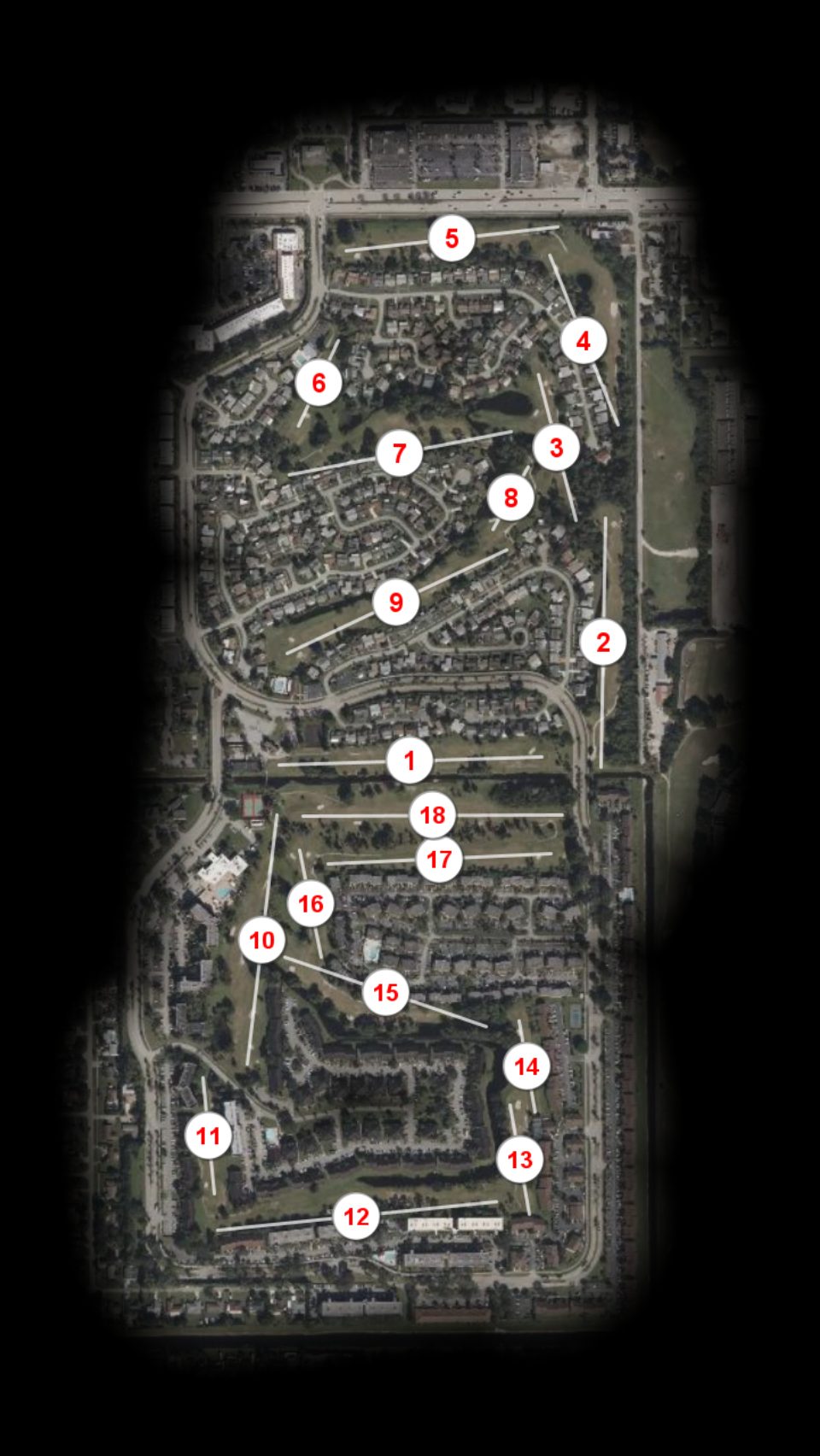 Lucerne Lakes Golf Colony course overview