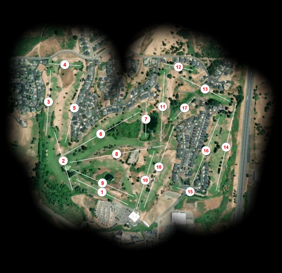 Umpqua Golf & RV Resort Oak Hills course overview