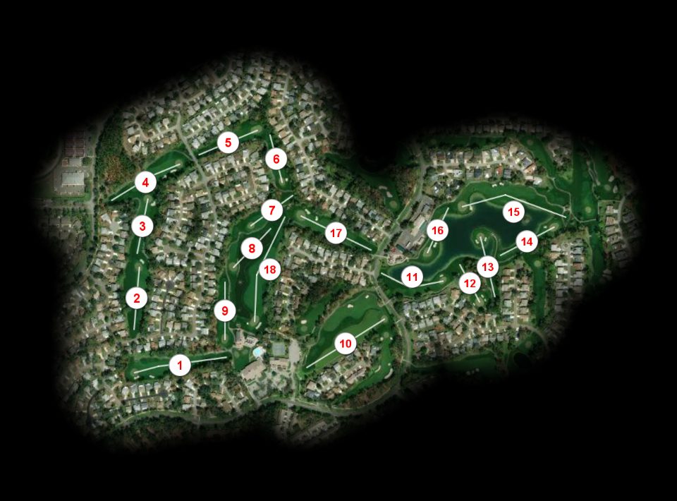 Timber Pines Golf Club The Lakes course overview