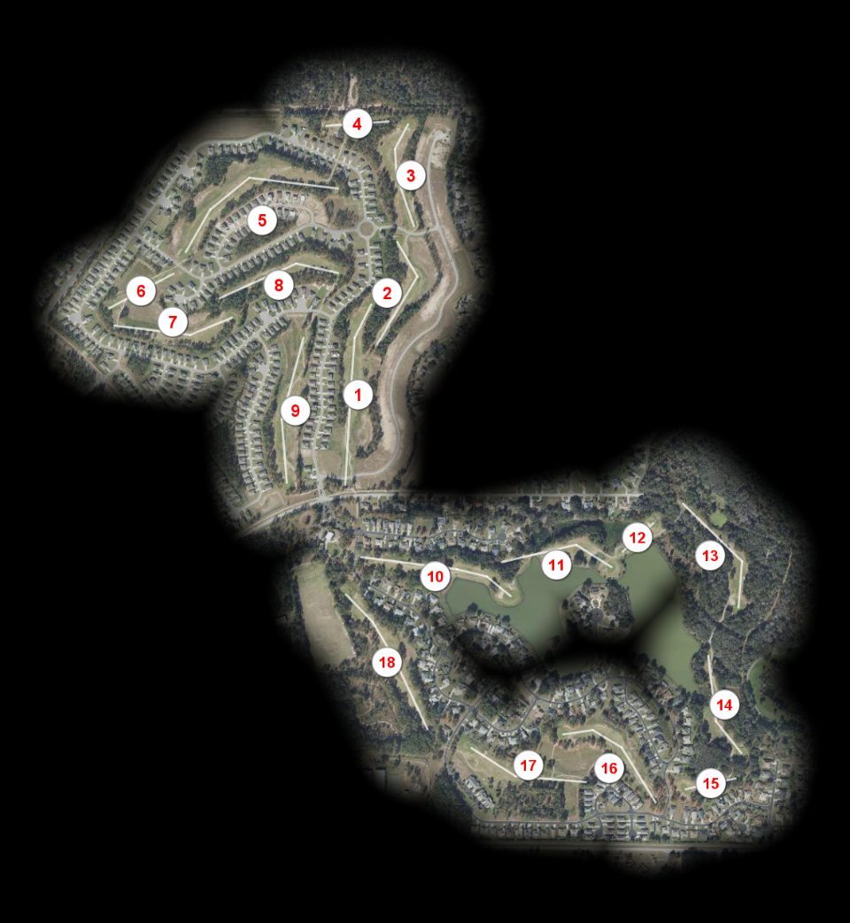 Lake Diamond Golf & Country Club course overview