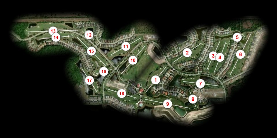 River Hall Country Club course overview