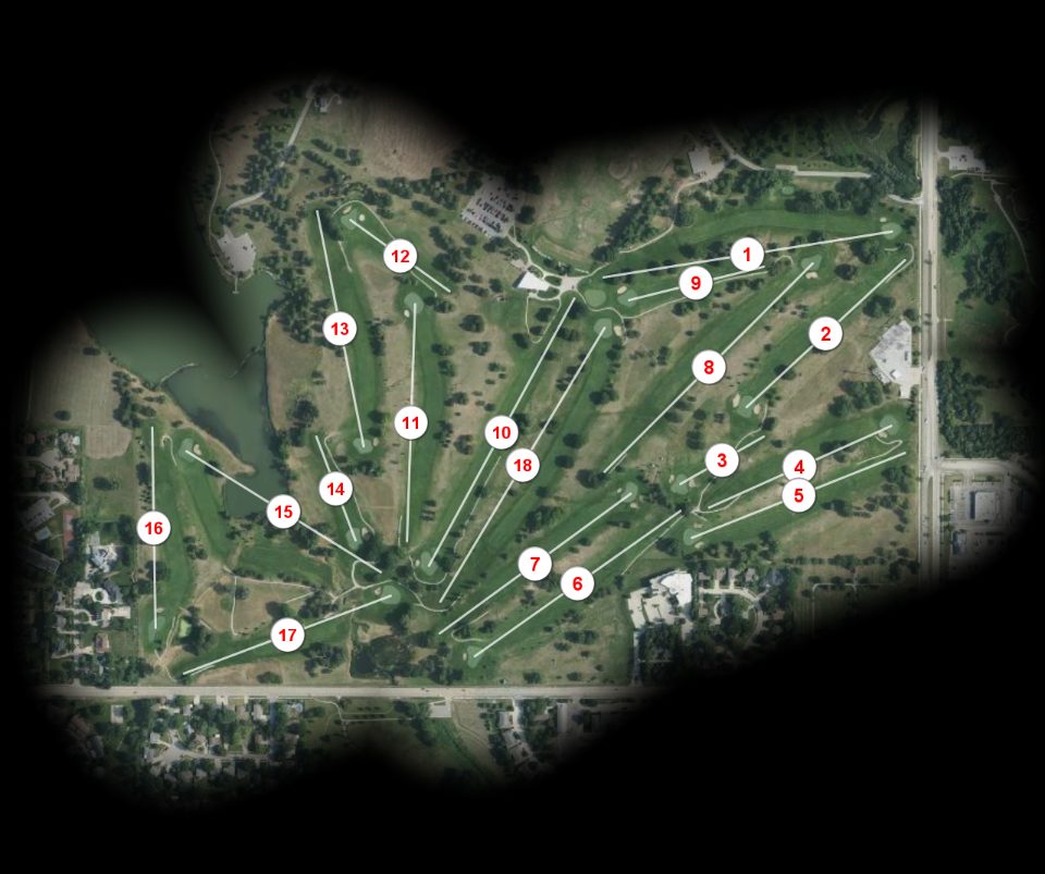 Holmes Lake Park Golf Course course overview
