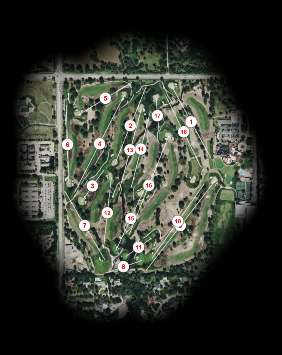 Wichita Country Club course overview