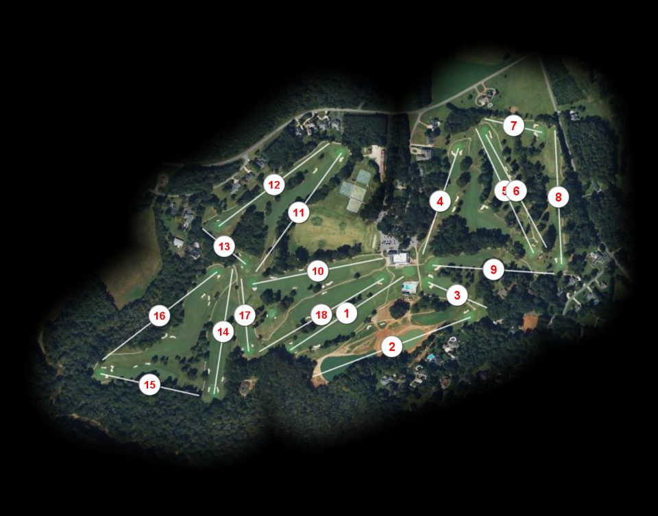 Catawba Country Club course overview