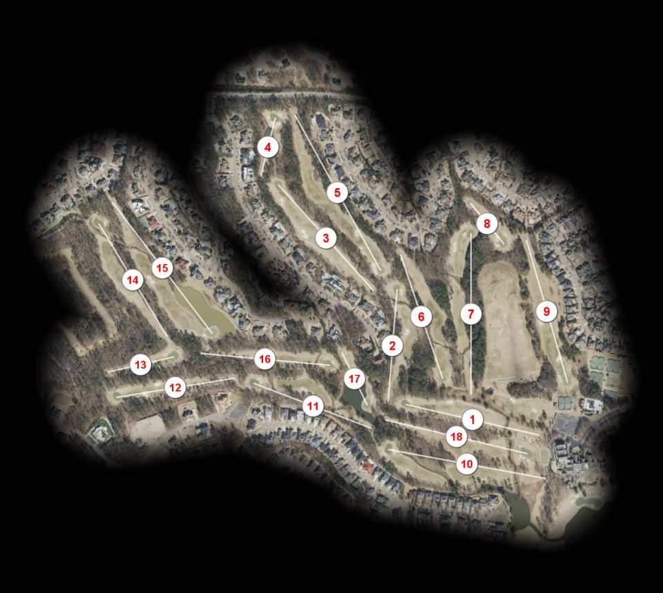 Chenal Country Club Bear Den course overview