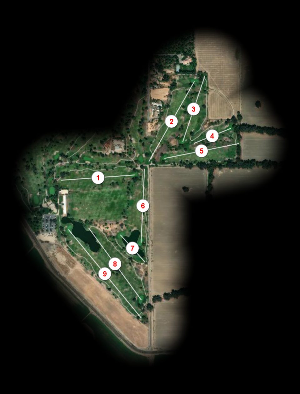 Lakes nine at Valley Oaks GC