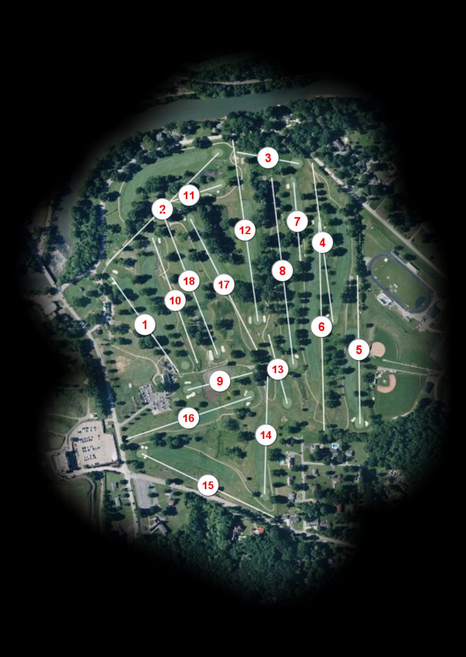 Connoquenessing Country Club course overview