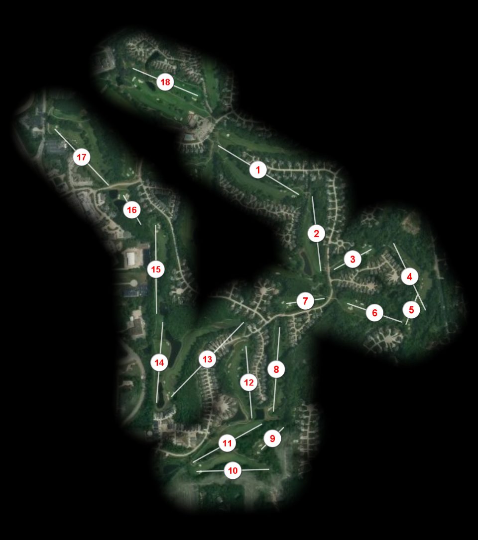 Quail Hollow Country Club Weiskopf/Morrish course overview