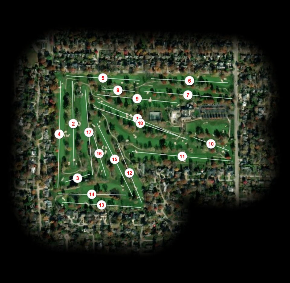 Champaign Country Club course overview