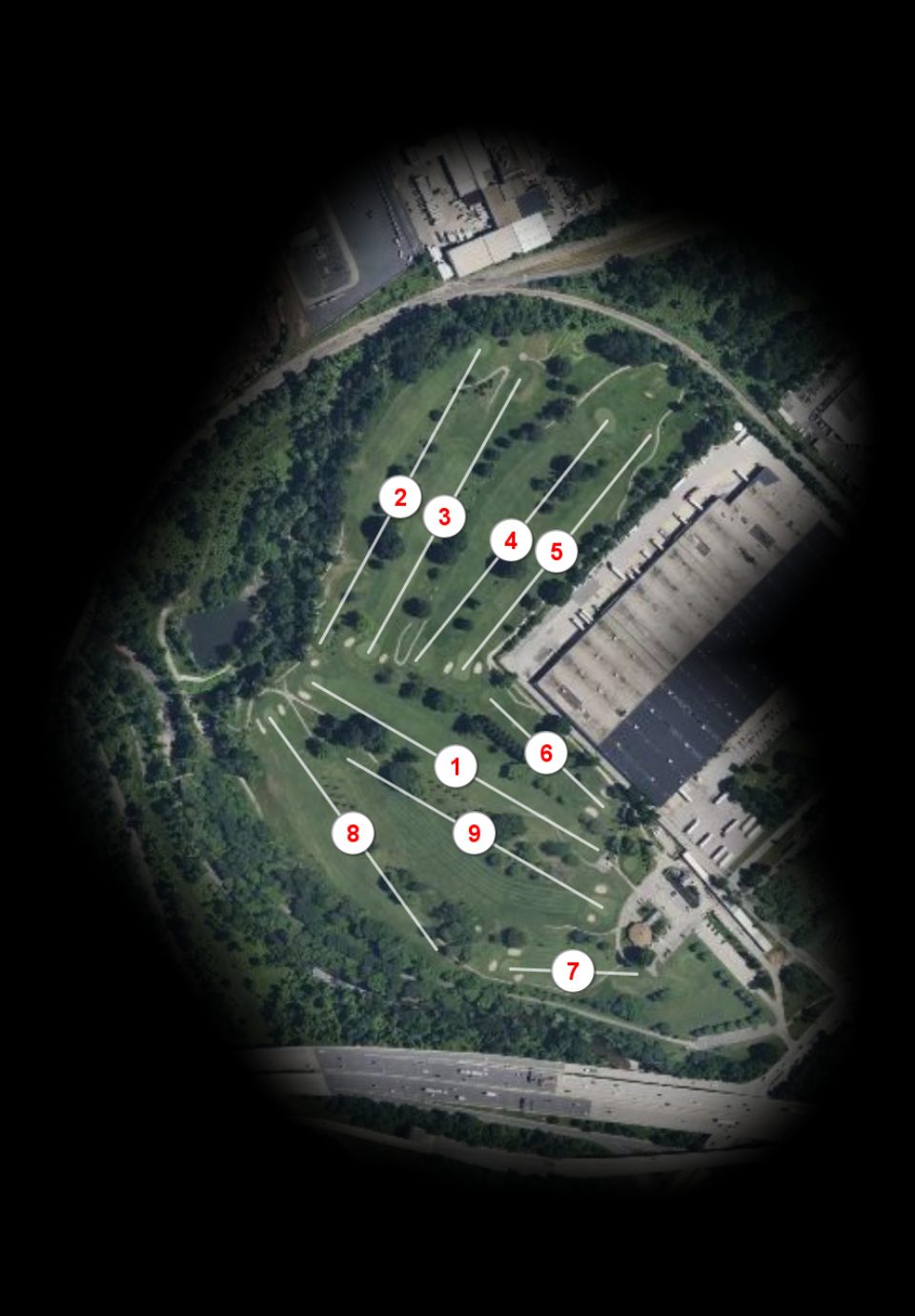 Carroll Park Golf Course course overview